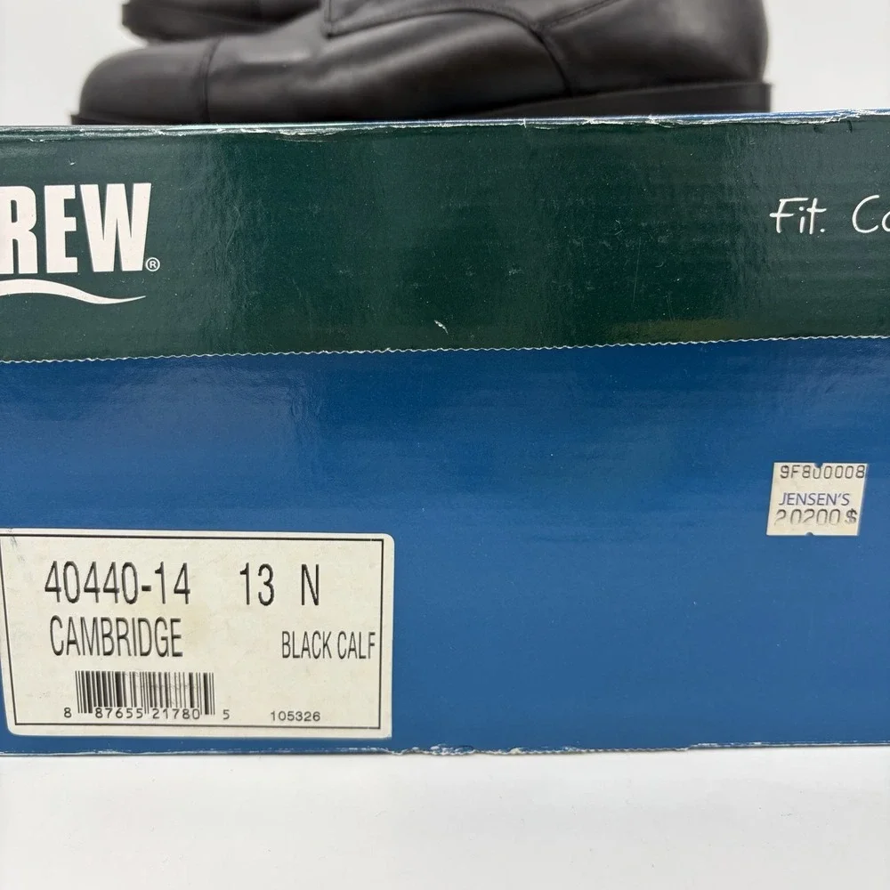 DREW Mens 13N Shoes Cambridge Orthopedic Oxford Black Leather Lace Up Comfort